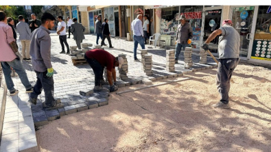 BAŞKAN VAHAP GÖK “İLÇEMİZİ ŞANTİYE ALANINA ÇEVİREREK, HER BÖLGESİNDE ÇALIŞIYORUZ”