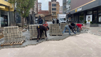 Kilit Parke Yol Yapım Çalışmalarımızı Sürdürüyoruz.